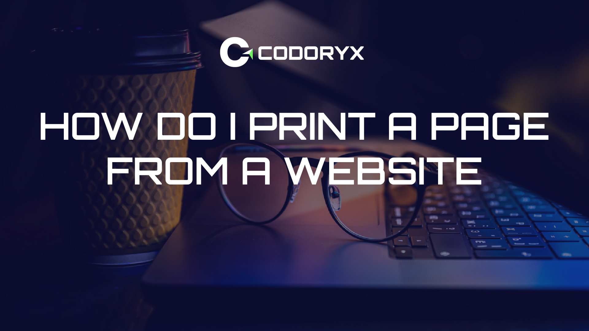 how do i print a page from a website